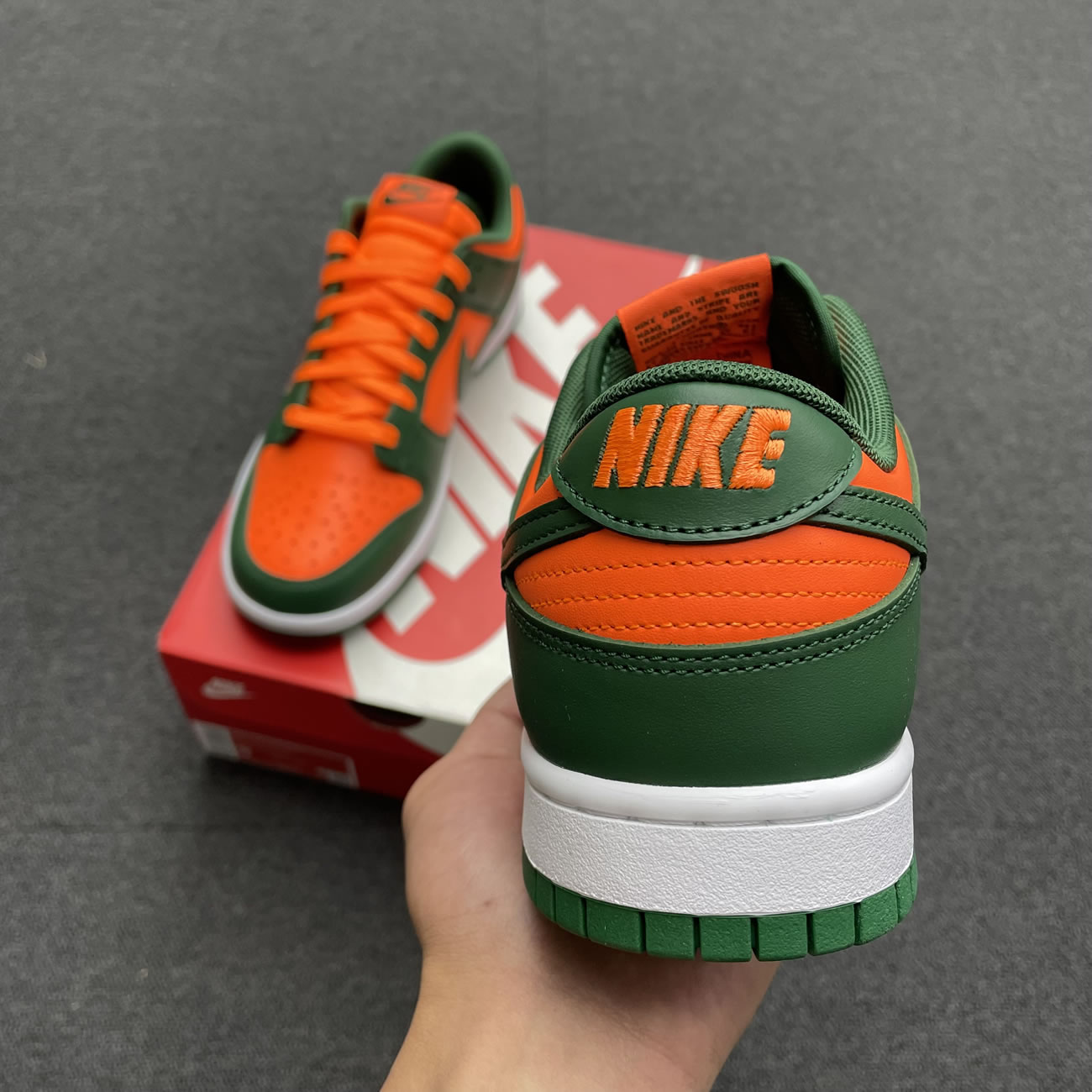 Nike Dunk Low Miami Hurricanes Dd1391 300 (6) - www.newkick.vip